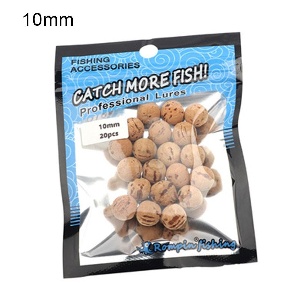 20 stk Karpefiske Boilies Agn Kork Baller Boilies Pop-ups for Ronnie Hair Rigs