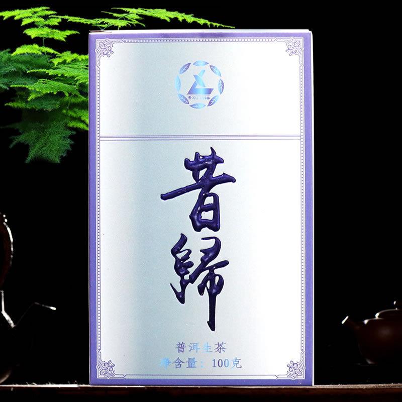 Yunnan Xigui Iceland Premium Ancient Tree Raw Pu-erh Brick 100g Gift Box