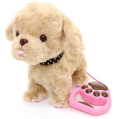 Chien en peluche électronique Tokotoko Stroll Poodle Brown de Mother Garden [Animal de compagnie en mouvement] 506-58280