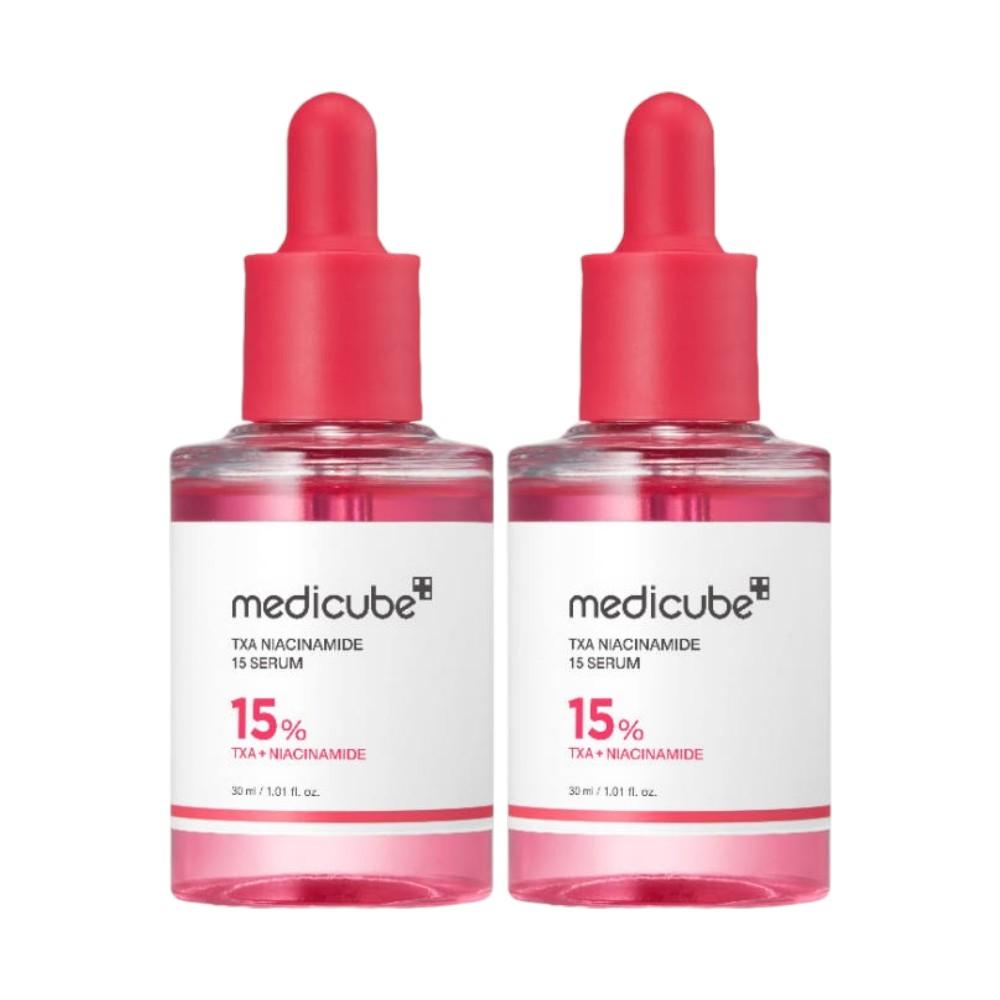 Medicube Premium Tranexamic Acid Mela Ampoule Double Set (30ml x 2) – Brightening Skin Care, Vitamin Facial Glow Serum