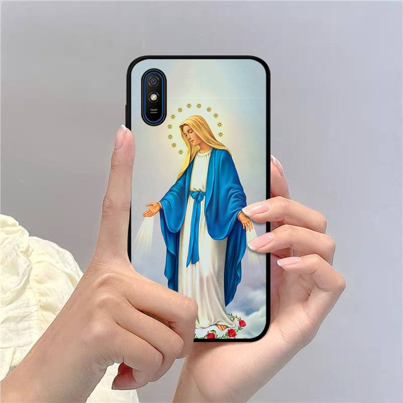 Custodia per telefono Vergine Maria e Cristo per Redmi 9A 8A 7A 7 6A 5A 5 Plus 4X S2 GO K20 K30 6 Note 8 9 Pro Cover