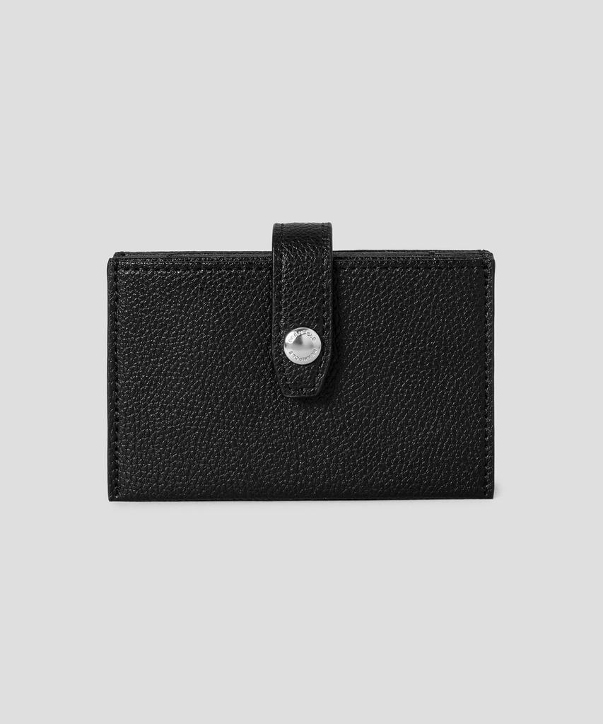 Beanpole Accessory Leather Accordion Wallet Black