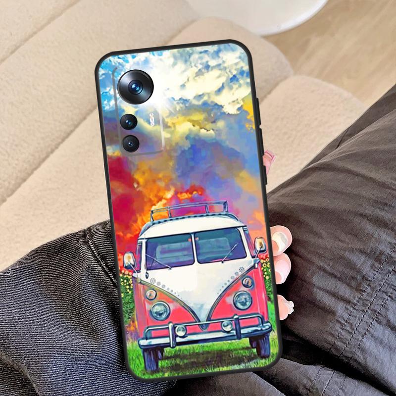 Combi Van Surf Case For POCO F5 X5 X3 Pro F4 X4 F3 C65 Cover For Xiaomi 13T Pro 11T 12T 14 12 13 Lite 12X