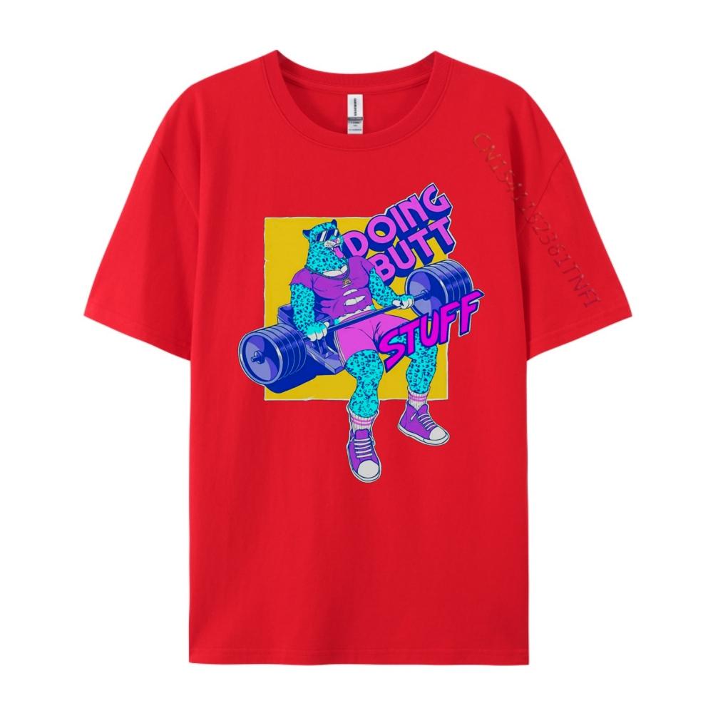 

Funny Doing Stuff Workout Bodybuilding Fitness Gym Muscle Men T Shirts High Quality Mens Breathable Oversized Tops Plus Size S