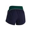 Under Armour Anywhere Color Block Elastic Waist Woven Lightweight Training Shorts Women Shorts Dark-Blue 1380418-410