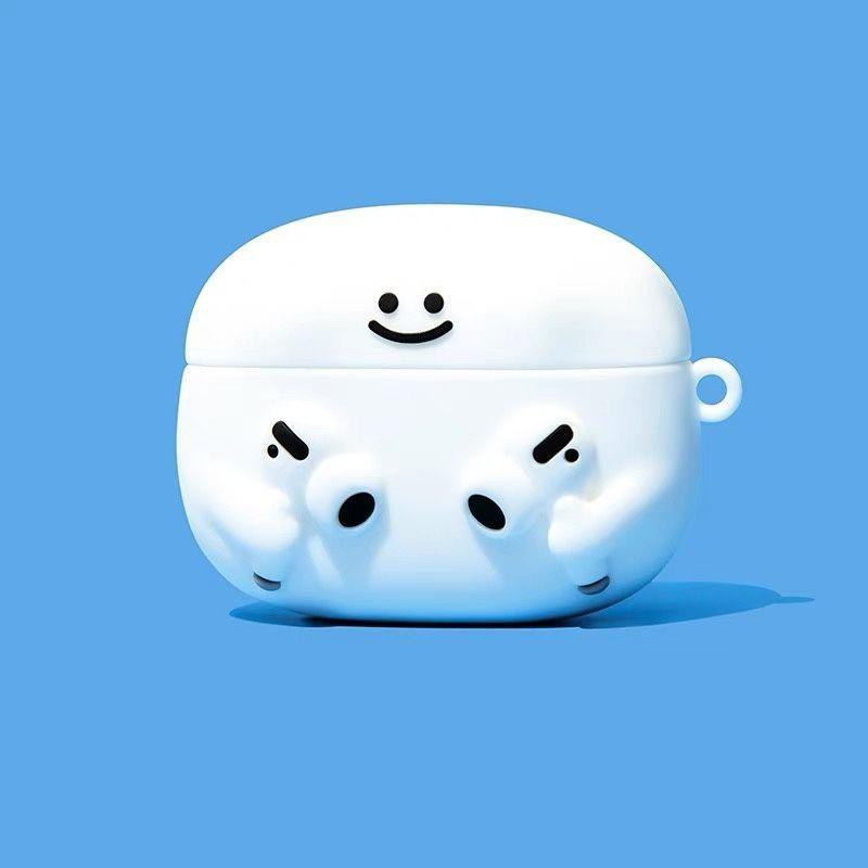 3D-Silikon für OPPO Enco Air-Hülle, Cartoon-Silikon-Schutzhülle für die drahtlose Bluetooth-Kopfhörerhülle von oppo Enco Air2