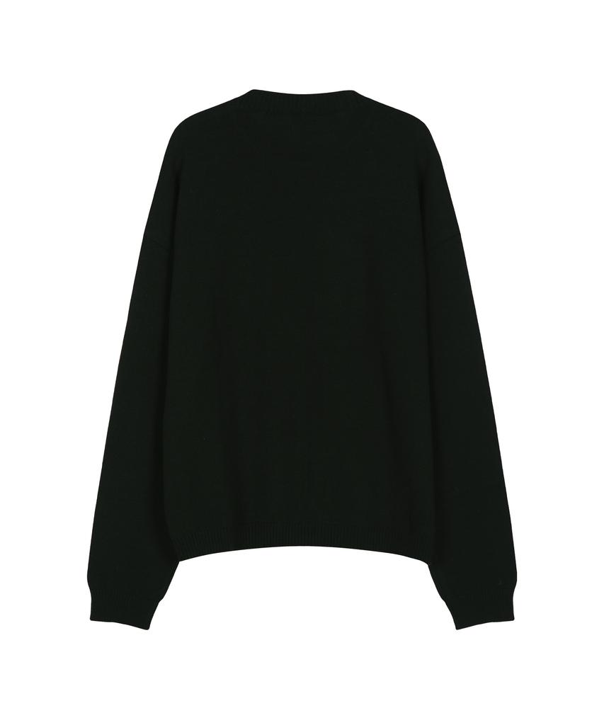 ADSB ANDERSSON BELL Boys Heart Message Crew-Neck Sweater Atb1453M(Black)