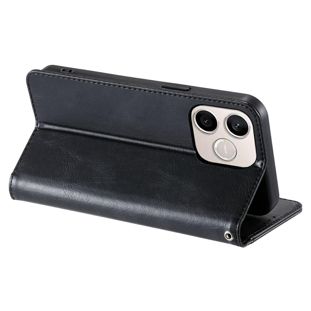 Case for 600 Lite 5G - Leather/PU, Black, With Card Holder