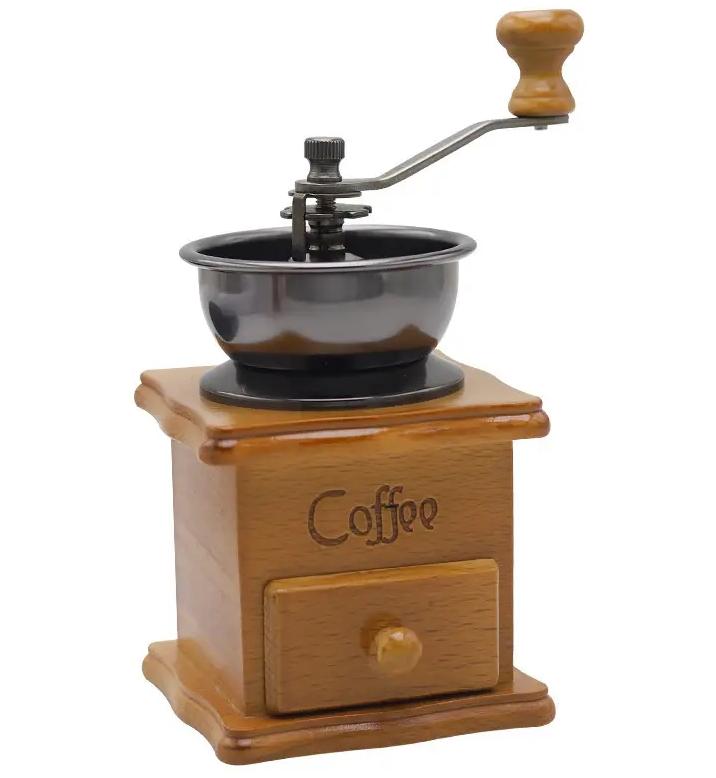

Manual Coffee Grinder Classic Italian Hand Crank Grinder with Adjustable Portable Multi Function Coffee Bean Grinder