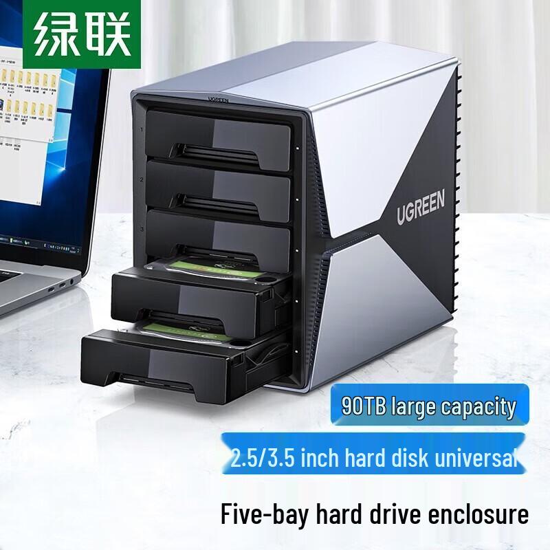 

UGREEN 3.5-inch External Multi-Bay Hard Drive Enclosure