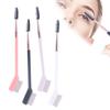 Double Headed Eyebrow Brush Steel Needle Eyelash Comb Contouring Eye Brow Eyeliner Makeup Brushes Eyes Blending Cosmetic Brushes