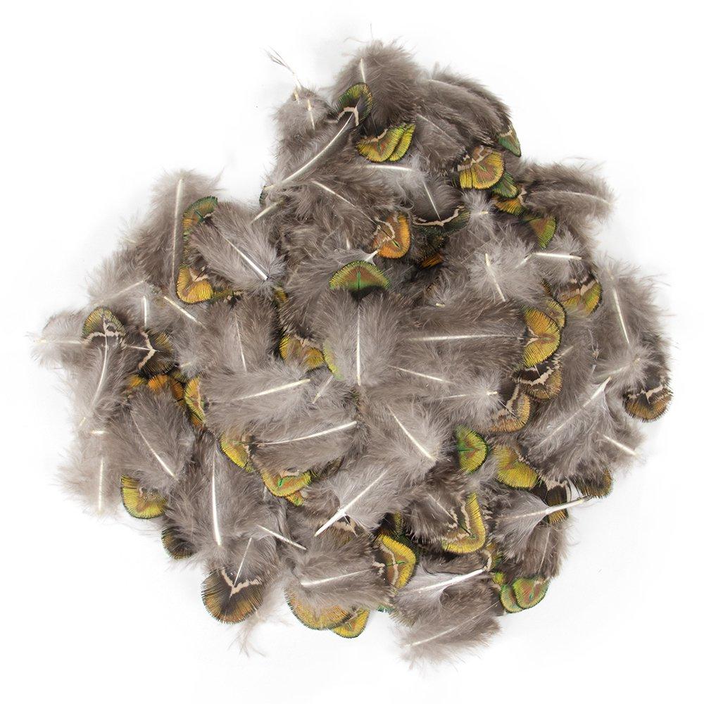 

Натуральные золотистые павлиньи перья 100 шт. для изготовления поделок своими руками, свадебных украшений, праздничных принадлежностей, карнавального маскарадного декора 100pcs белый