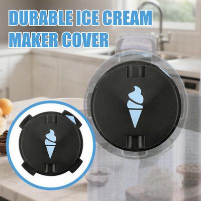 1/2/3/4Pcs Dustproof Seal Lid Fits for Ninja NC701 Ice Cream Maker Keeps Ice Cream Clean Easy To Install Ice Cream Pattern Machine Dust Cover