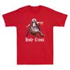 Crossover Basketball Holy Cross Satan Jesus Funny Graphic Vintage Unisexs Tshirt