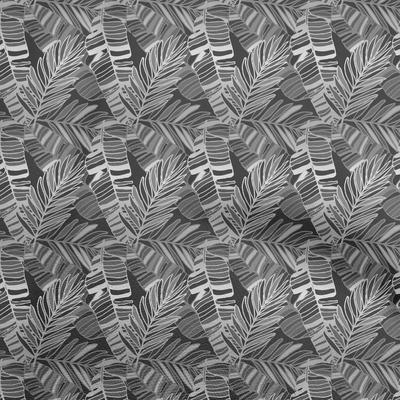 Georgette Viscose Gray Fabric Leaves Diy Clothing Quilting Fabric Print Fabric By Yard 42 Inch