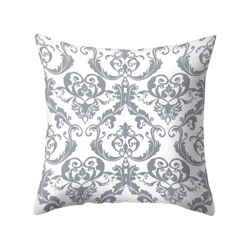 Case Pillow Case Pillow Cover Geometric Cushion Cover Cover Square Gray Throw Pillow Protector Bedding Articles Sofa Bed Pillow
