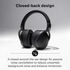 Sennheiser HD 400U Wired Headphones with Remote Compact Closed-Back In-Line & Microphone, USB-C, Foldable, Lightweight,
