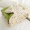 Květinová králičí deka, Jarní letní podzimní deka, Klimatizační deka, Deka na zdřímnutí, Měkká pohodlná chladivá prodyšná deka,