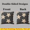 Retro Star square Jacquard Pillow Cover for Sofa Office Waist Cushion Cover Home Decorative Pillowcase