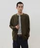 LEIRE Mild Cashmere-Like Round Cardigan [Khaki]
