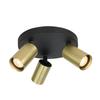 Reflektor Nesto 3 Gu10 Czarny Alu Italux Spl-23436-3R-Bk-Brss