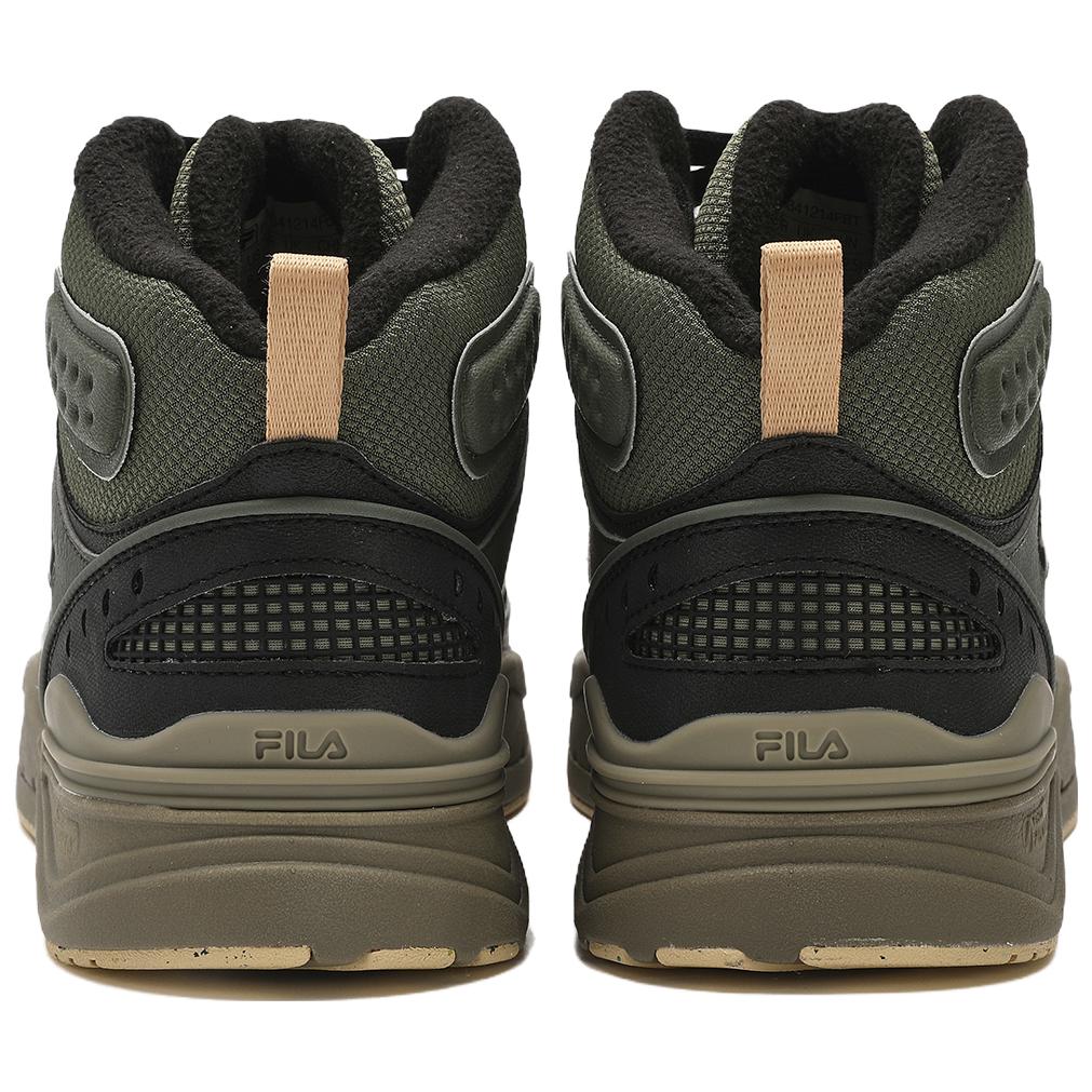 FILA Versatile Casual Comfortable Fleece High-Top Sneakers Men sneakers Green F12M341214FBT