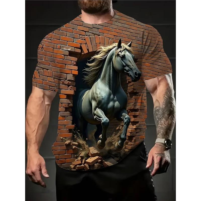 

Men s 3D Jesus Graphic T Shirts Short Sleeve Casual Crew Neck Praying Hands XXXL