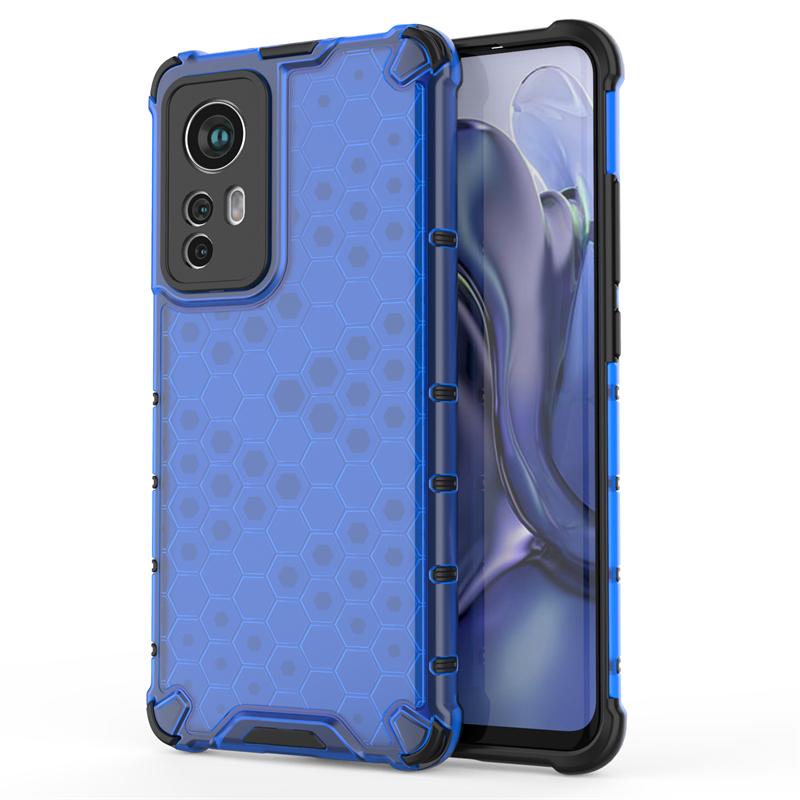Shockproof Transparent Case For Xiaomi 12 Bumper Honeycomb Armor Case For Xiaomi 12 Case For Xiaomi 12 Lite 12X 12S 13 12T Pro