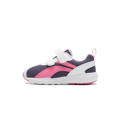 Li Ning Fashionable Comfortable Non-Slip Shock Absorbing Wear-Resistant Rebound Breathable Low-Top Casual Shoes Kids Sneaker Purple YKAP148-8