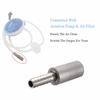 2 Micron Diffusion Stone Stainless Steel Aeration Stone Carbonating Stone With 1/4" Barb & 30cm Silicone Hose For Homebrew Wine