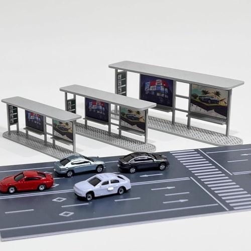 Wowjimi 20-Car Model Kit, 1/150 Scale, Miniature Cars, Model Cars, Diorama, Painted Cars, Scenery Collection, City Model, Railway Model, Realistic, Fu