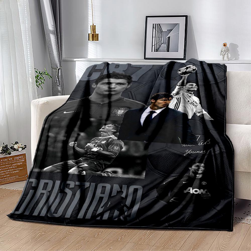Cristiano Ronaldo 126 Blanket Ultra-Soft Great for Couch Livingroom Chair Four Seasons Multipurpose Playful Design