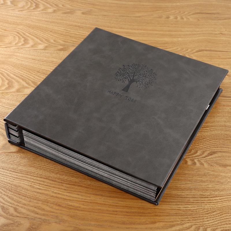 DIY Handmade Photo Album: Large Capacity, Self-Adhesive Scrapbook for Family Memories