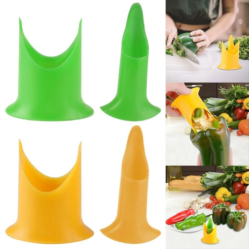 3 szt. Krajalnica do warzyw, owoców, papryki, narzędzia kuchenne, urządzenie do gotowania, wyjmator nasion z kuchni, kreatywne wykrawacz, gadżet do czyszczenia i usuwania gniazd nasiennych