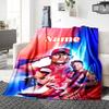 Custom Name "John Cena Salute Poster" Blanket for Couch & Bed, Plush Cozy Fuzzy Blanket Super Soft & Warm Blankets for Fall and Winter. 0908376