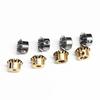 2PCS 1:1 Bevel Gear 0.8M 15T 3 4 5 6 Mm 6.35mm Bore Hole Diameter M3  Jackscrew Brass Bevel Gear