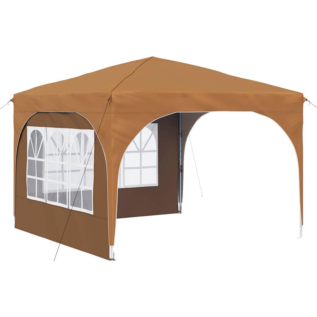 Pop Up Party Tent 290 X 290 X 245 Cm Beige