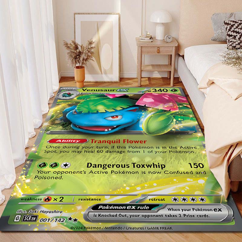 

Top Popular Pokémon Cards Print Carpet for Living Room Bedroom Kid s Room Home Decor Area Rug Sofa Cloakroom Mat Luxury Gifts 40x60cm