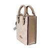 New COACH Coated Canvas Earphone Case Mini Women's Beige CX069-SVPWH