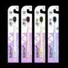 Saky Wide Head Charcoal Toothbrush (3-Pack)