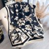 New  Women Fashion Brand lotus Scarf Luxury Autumn Winter Warm Shawls Print Scarve Pashmina Mujer Femme Foulard Bufanda