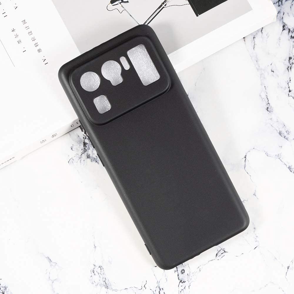 

Careflection Premium Ultra Slim Soft Light Weight Black Back Cover Case With Camera Protector For Mi 11 Ultra 0 чёрный