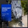 Motorcycle Headlight Cover Acrylic Material Motorcycle Headlight Cover Replacement for Tenere 700 2019‑