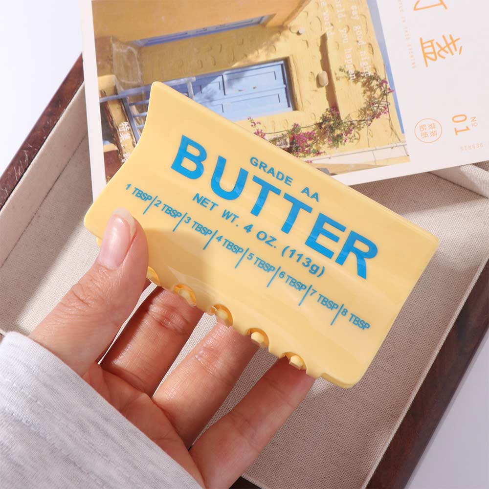 Cute Acrylic Hair Claw Non-Slip Food Design Hair Clip Gift Butter Shark Clip Party