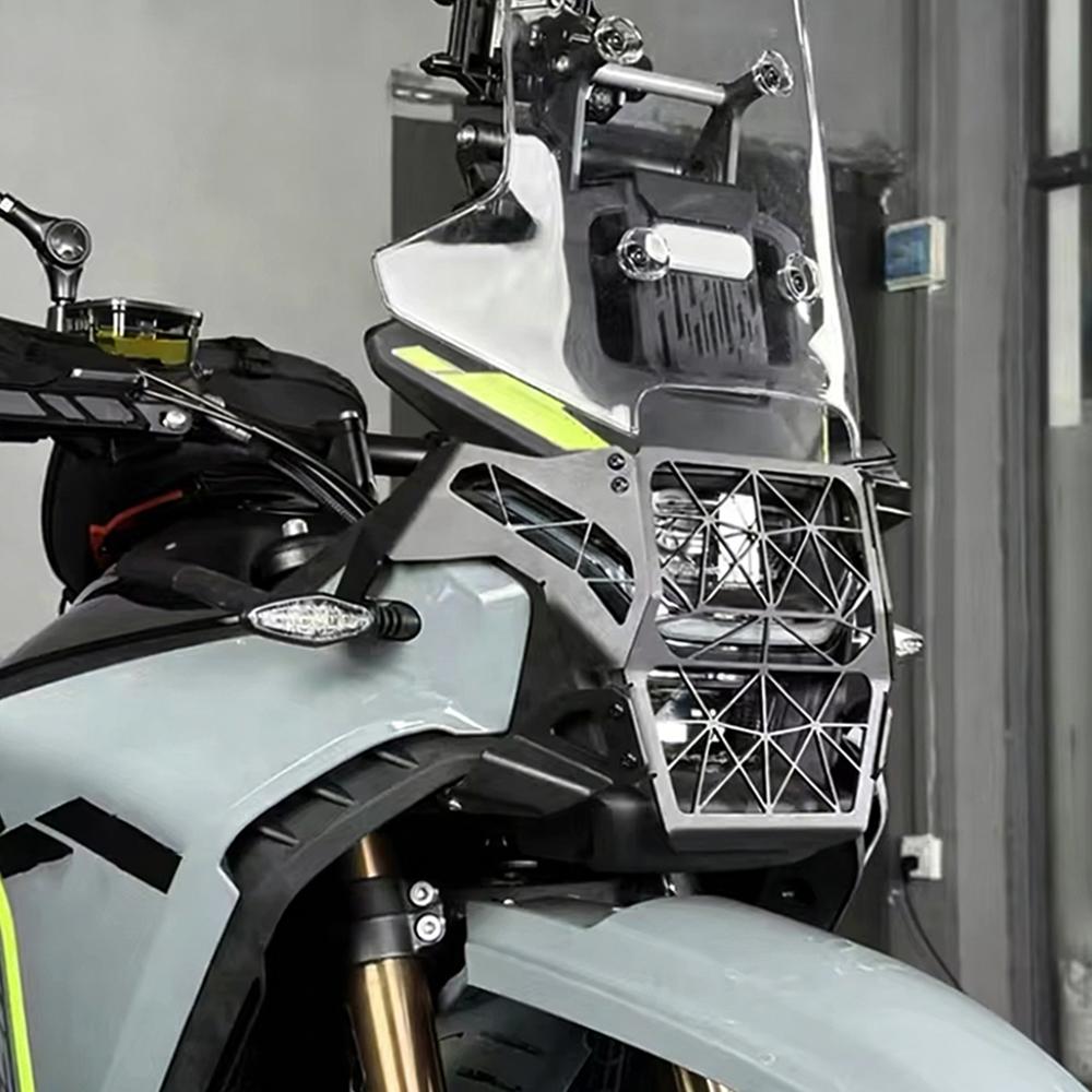 Griglia Paraschizzi Rete Faro Anteriore per Moto Per CFMOTO CF MOTO 450 MT 2024 2025 2026 Protezione Faro Proteggilampada Accessori