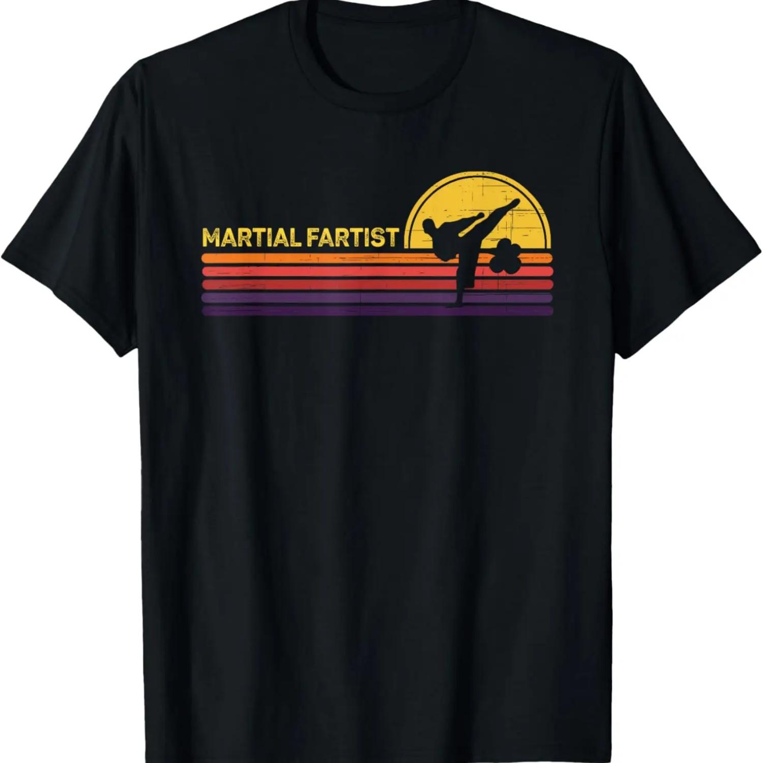 

Martial fartist, inappropriate farting joke, martial arts T-Shirt XXXXXL чорний