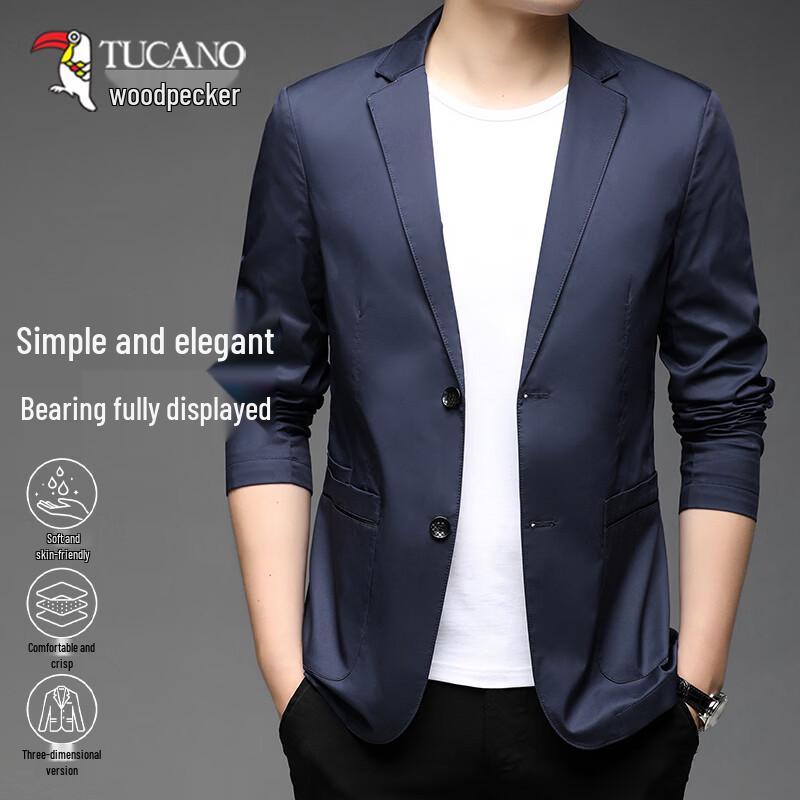 

TUCANO Men s Wrinkle-Resistant Casual Suit Jacket L