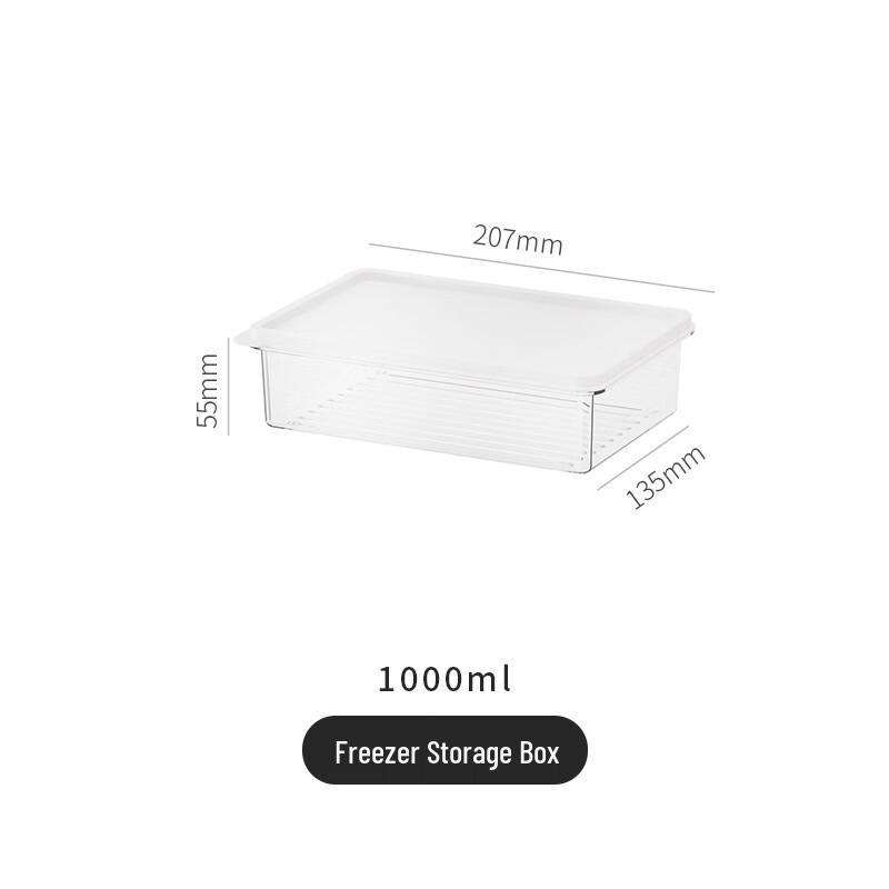 LISM Pojemniki do Przechowywania w Lodówce i Zamrażarce (650ml, 3-pak)