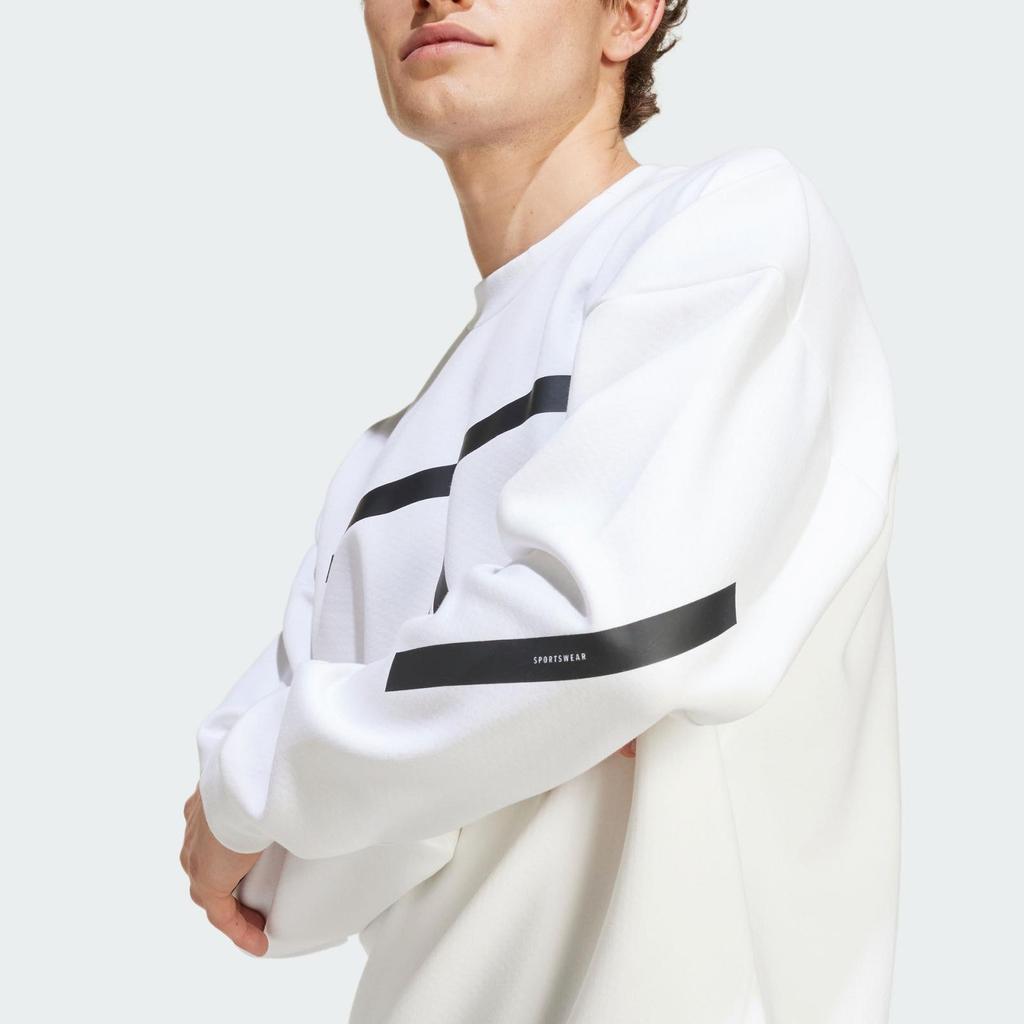 adidas Z.N.E. Sweatshirt White Black JF2451