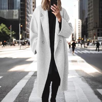 Veste Trench Longue Multicolore pour Femme